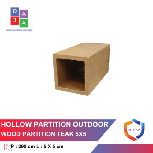 WOOD PARTITION TEAK 5X5